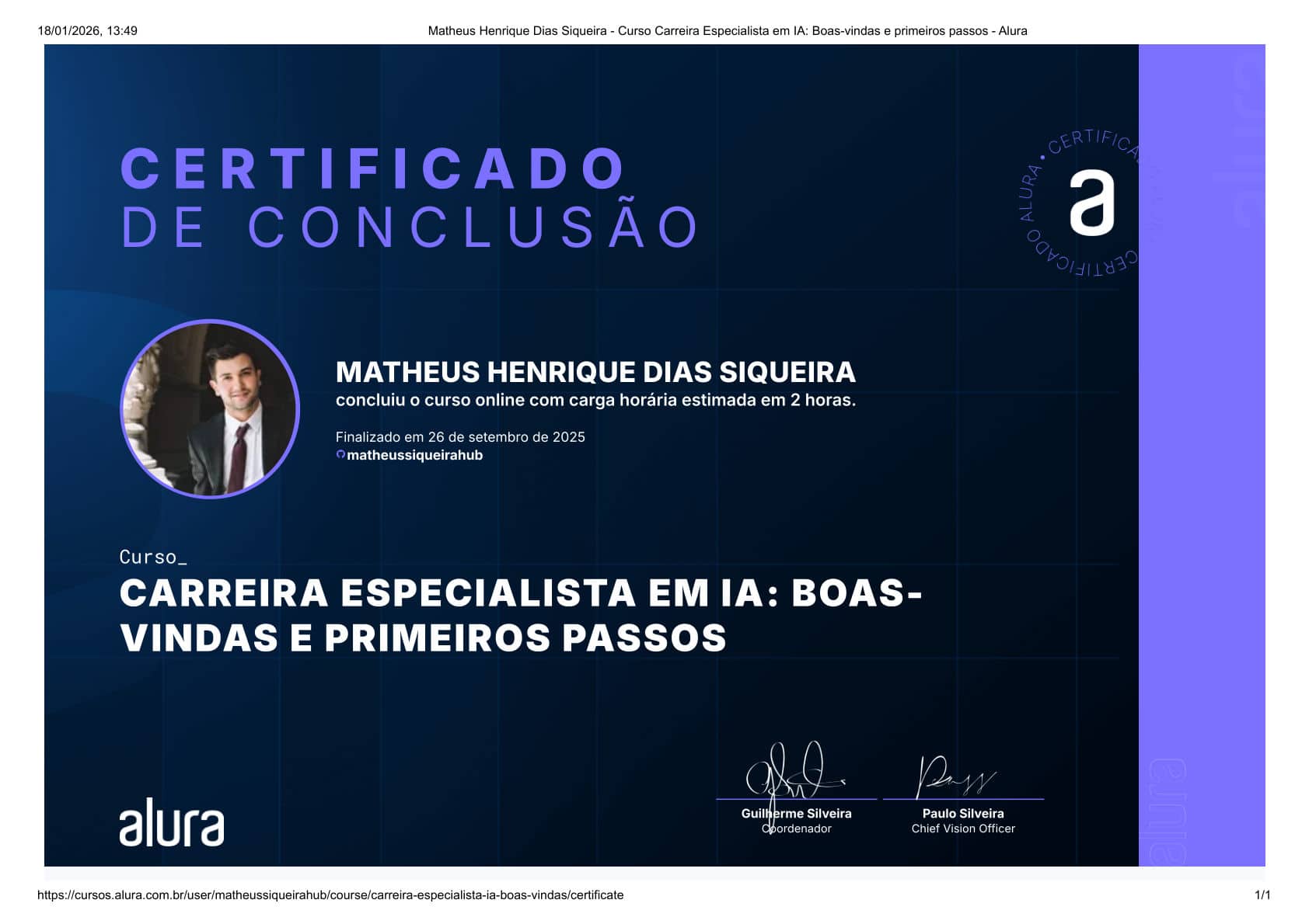 AI Specialist Career: Welcome and first steps - Alura