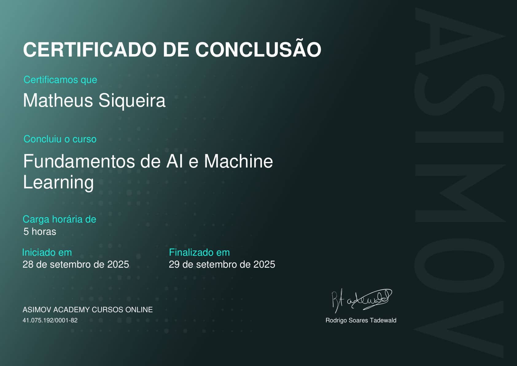 AI and Machine Learning Fundamentals - Asimov Academy